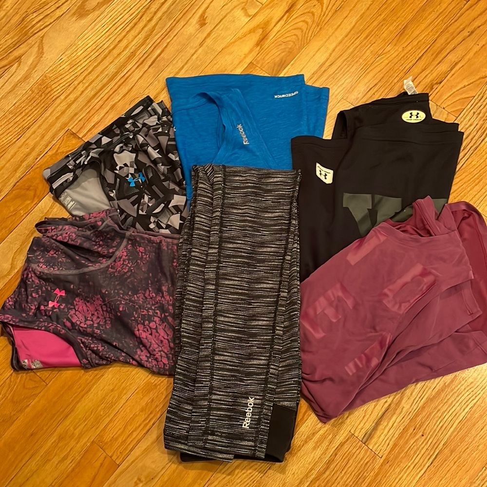 Reebok Under Armor Workout bundle